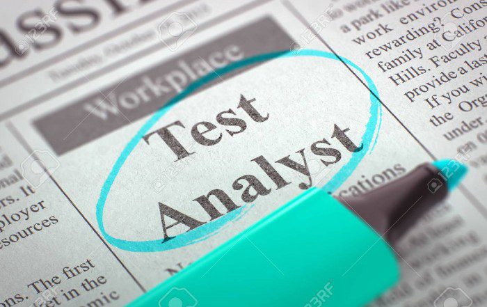 test analyst