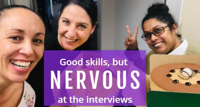 Software Career: Good skills but SO NERVOUS at the interviews