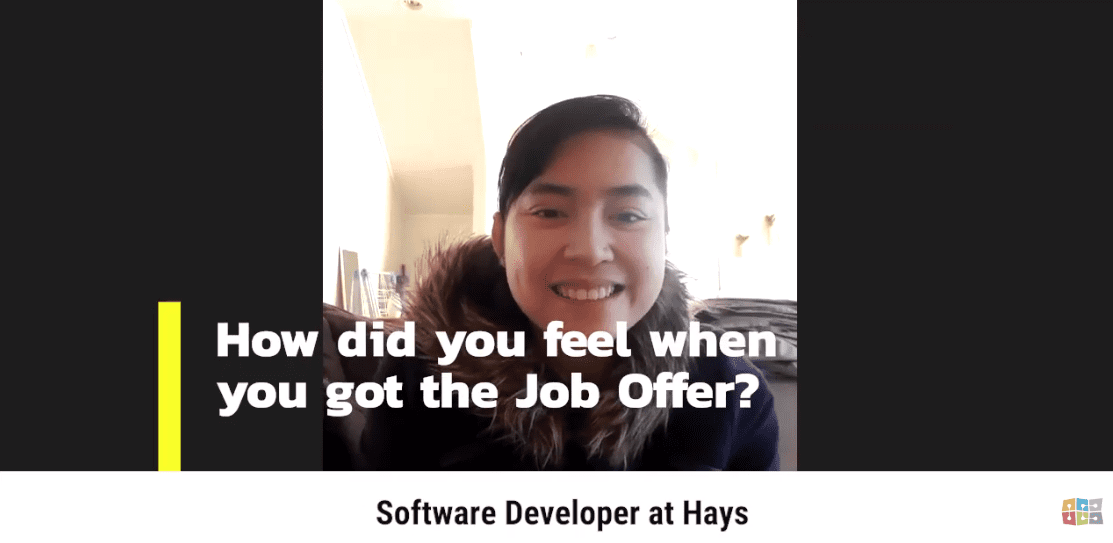 First job as a software developer