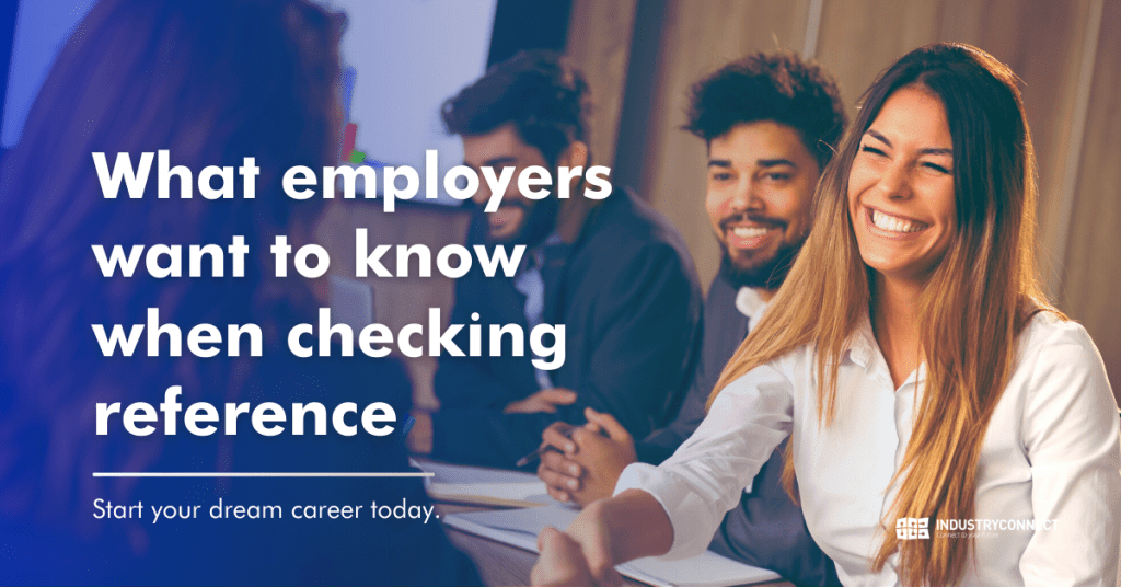 What employers want to know when checking reference