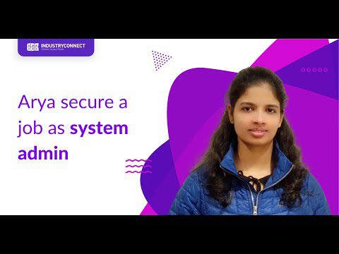Arya landed a system admin job thanks to us!