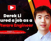 We helped Derek find a job as a software engineer!