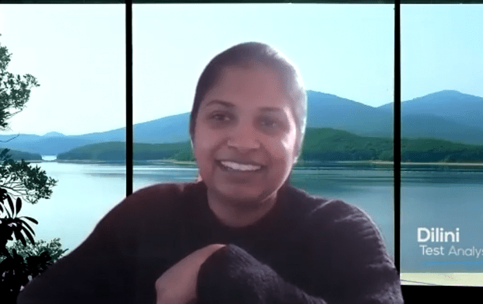 Dilini landed a job as a Test Analyst