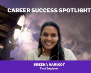 Sreena job as a test engineer