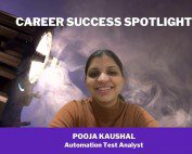 Pooja secured an Automation Test Analyst