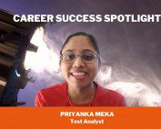 Priyanka work as a test analyst