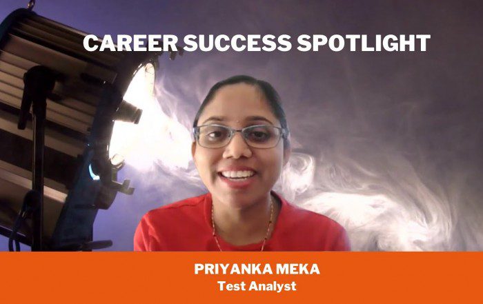 Priyanka work as a test analyst